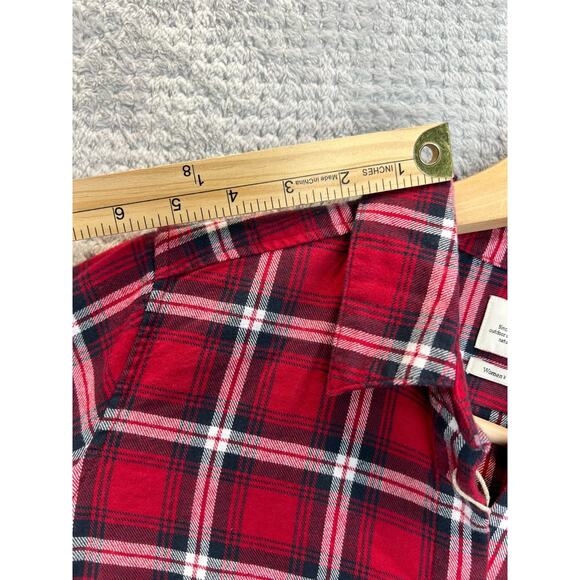 Fjallraven Women's Ovik Flannel Long Sleeve Shirt Deep Red Size X-Small Outdoor - Picture 11 of 16